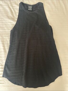 Nike Women’s Black Ribbed Athletic Tank Top